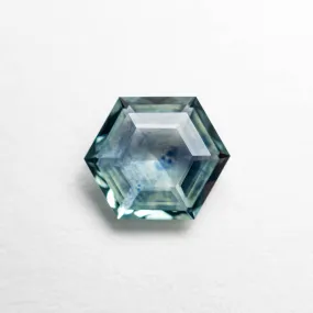 0.96ct 7.13x5.98x2.60mm Hexagon Step Cut Sapphire 23088-21