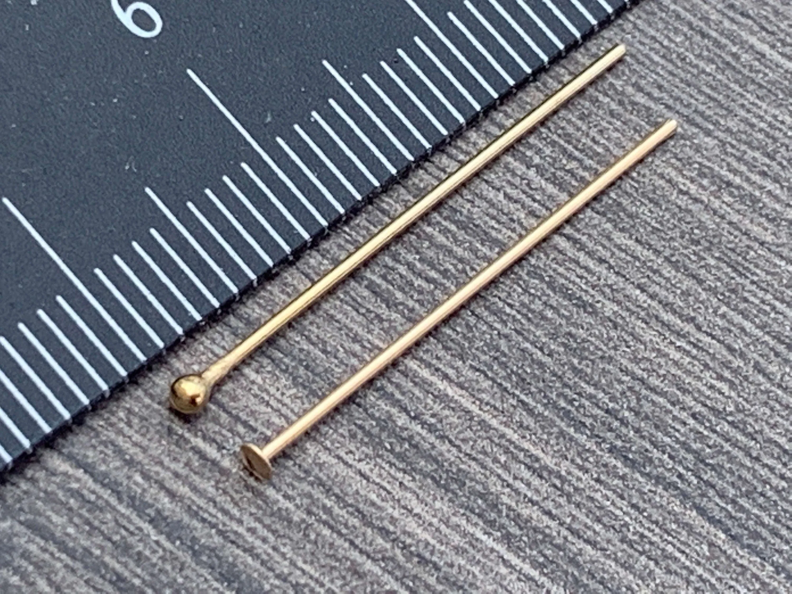 14kt Gold Filled Head Pins