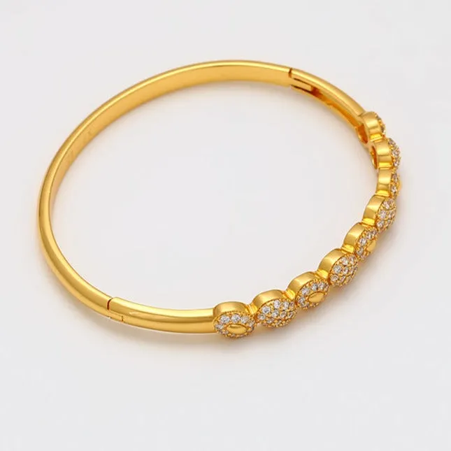 24k Dubai Gold Plated Bangles Gift for Women