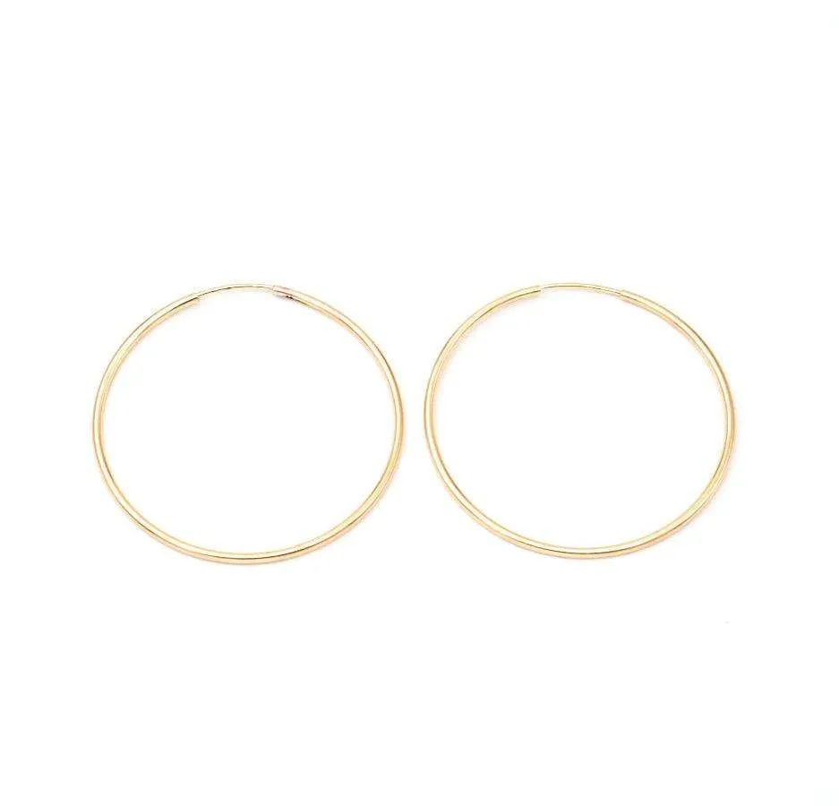 40 MM Gold Filled Hoops Wholesale