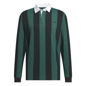 adidas Go-To Long Sleeve Rugby Polo Shirt - Court Green SS24