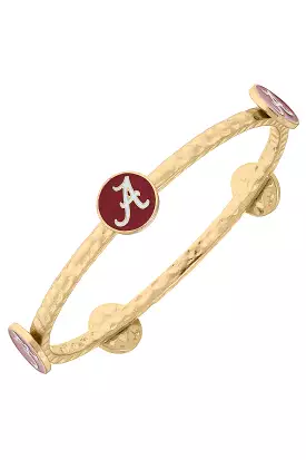 Alabama Crimson Tide Enamel Bangle in Crimson