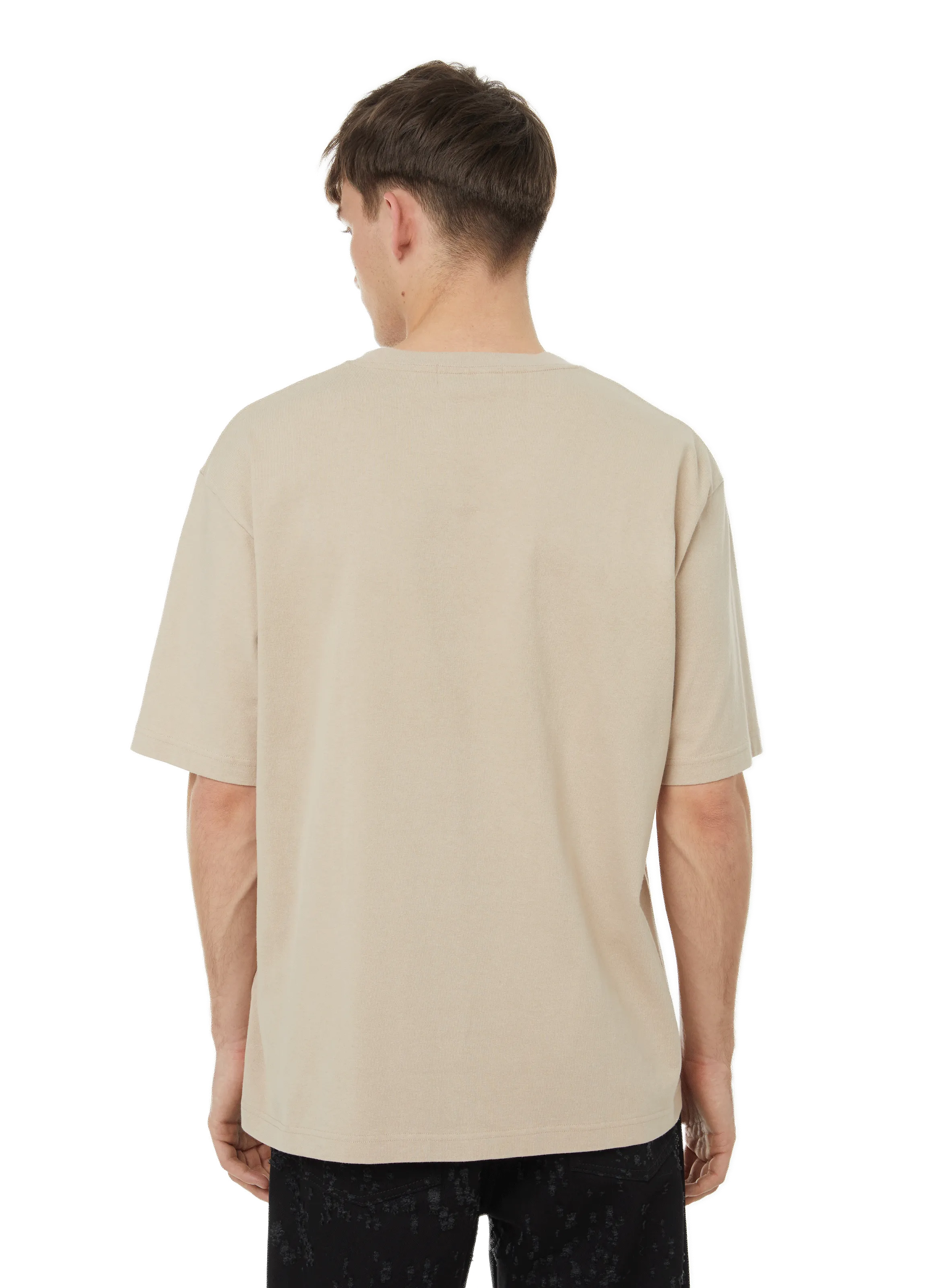 AMBUSH  Printed cotton T-shirt - Beige