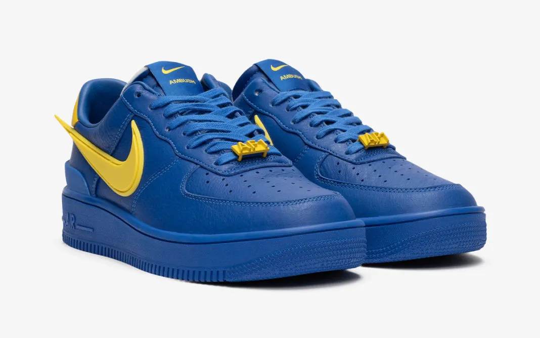 AMBUSH x Nike Air Force 1 Low Phantom Game Royal Varsity Maize DV3464-400