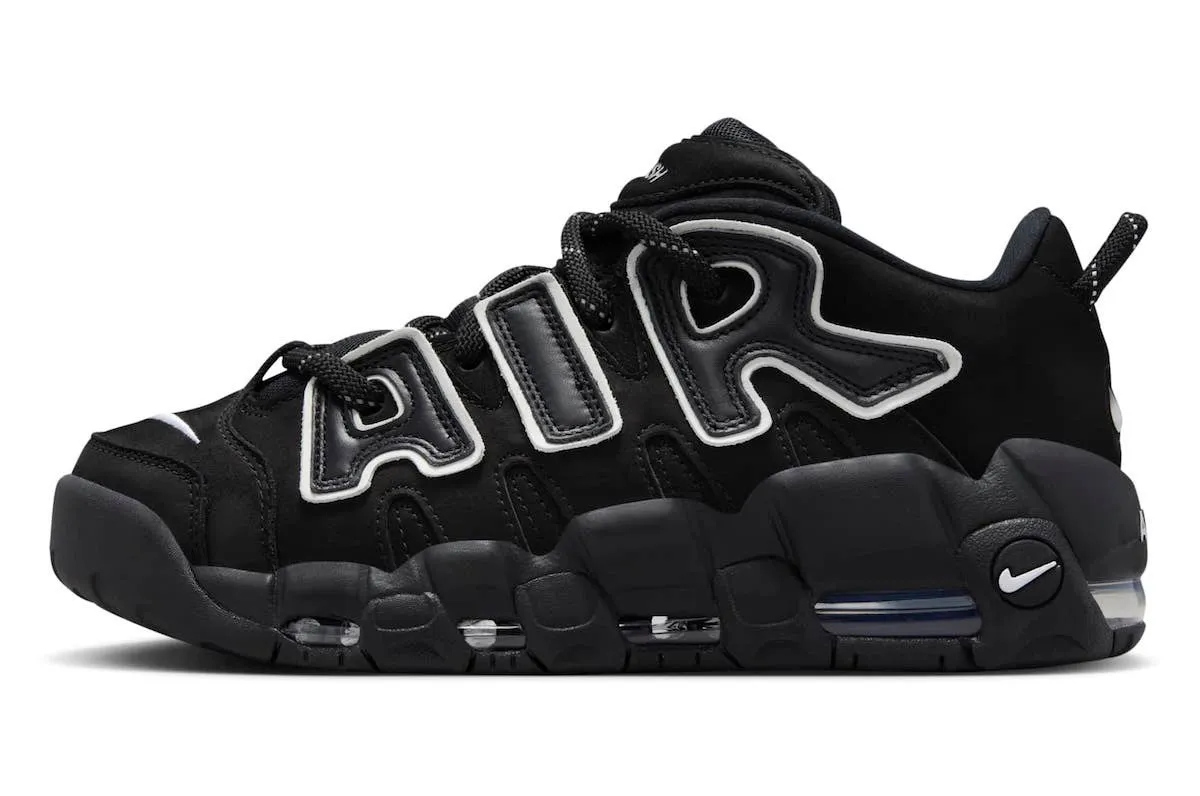 AMBUSH x Nike Air More Uptempo Low Black White FB1299-001