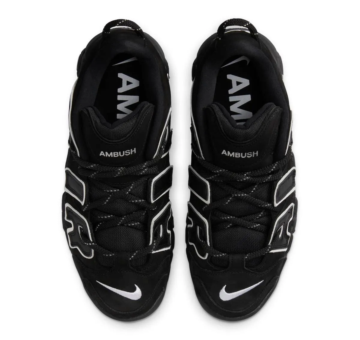 AMBUSH x Nike Air More Uptempo Low Black White FB1299-001