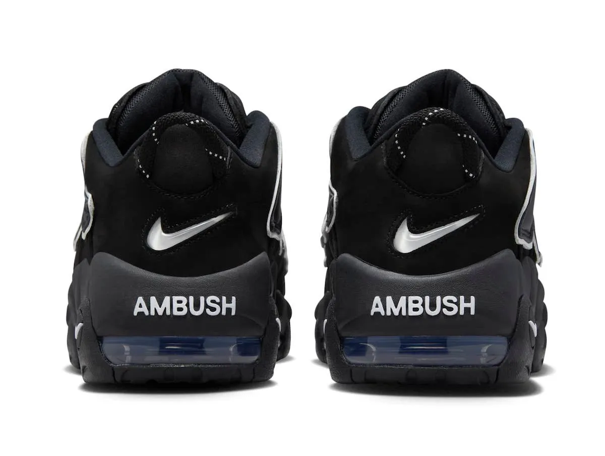 AMBUSH x Nike Air More Uptempo Low Black White FB1299-001