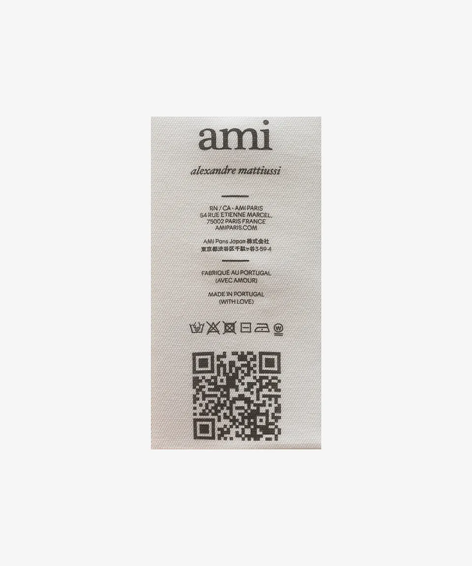 AMI PARIS  |Unisex Street Style Plain Logo Designers Sweaters