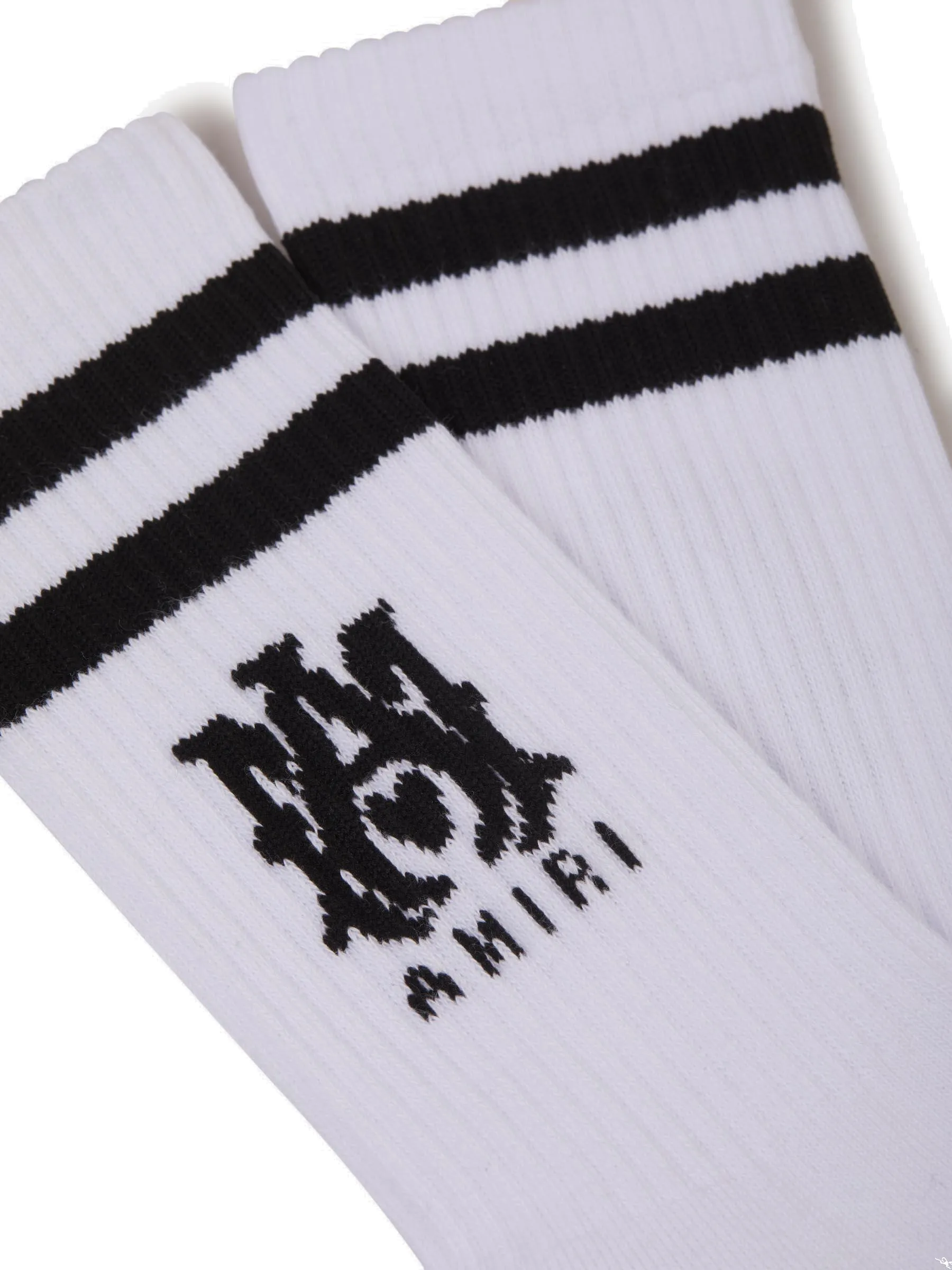 Amiri Logo Intarsia Crew Socks