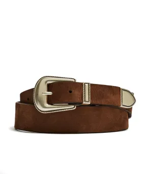 Anderson's Brown Suede Western Belt