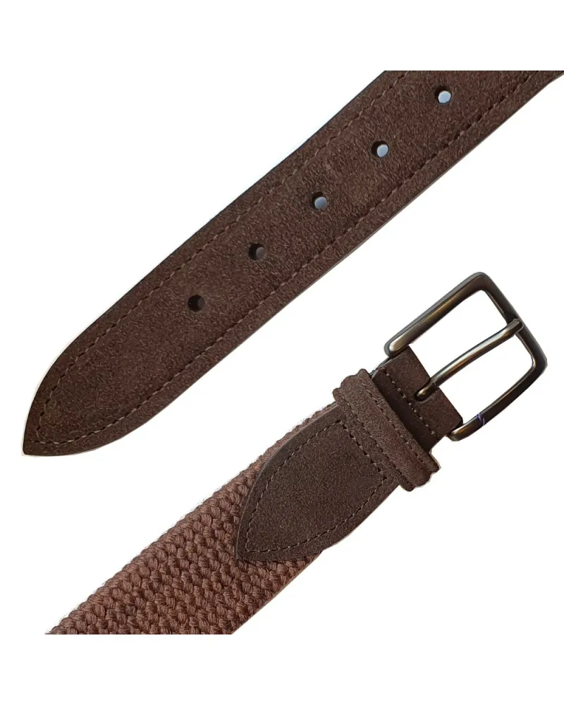 Anderson's - Elastic Wool Belt - Brown