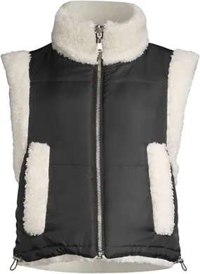 Apparis Alex Reversible Vest - Noir/Ivory