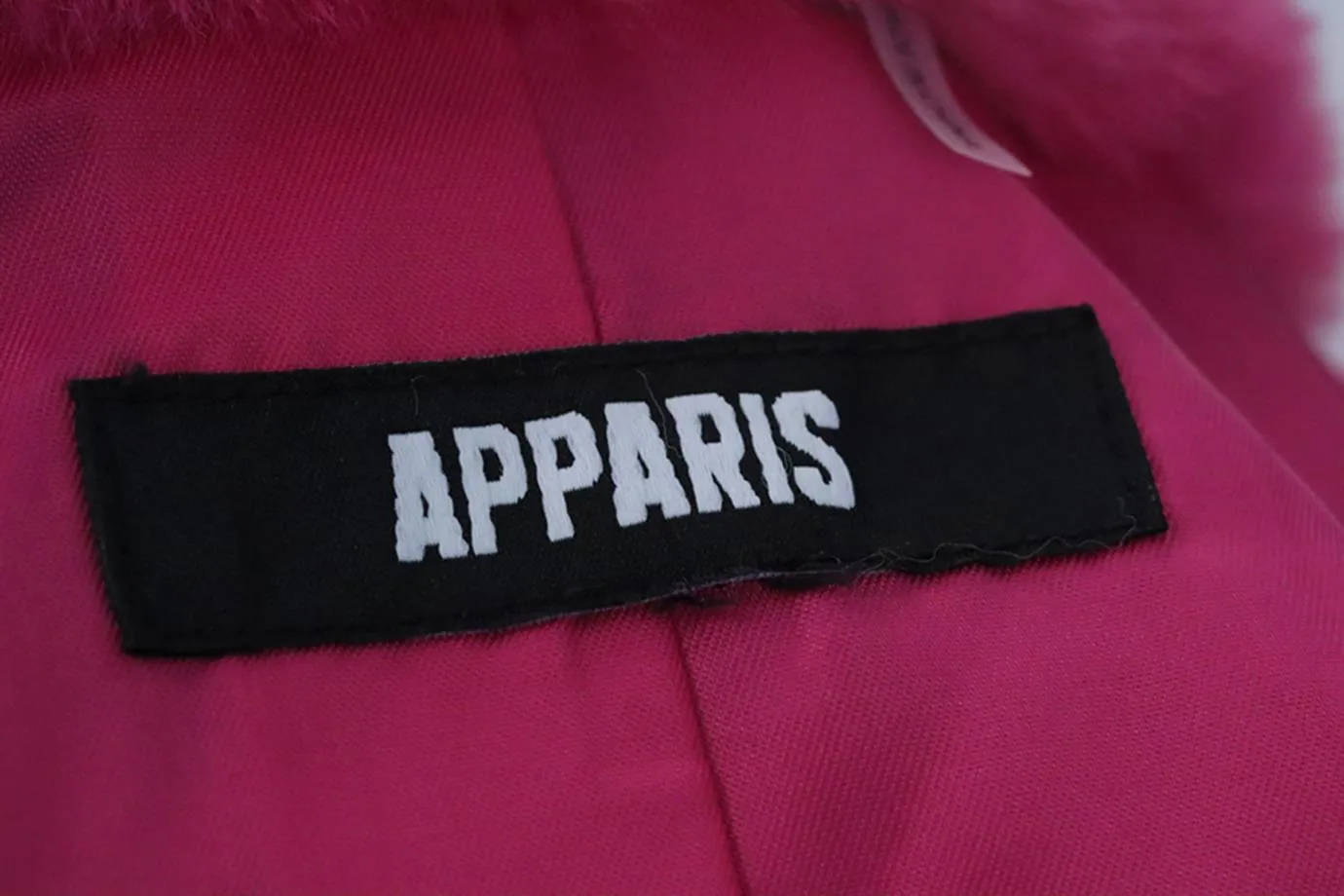 APPARIS HOODED FAUX FUR JACKET SMALL