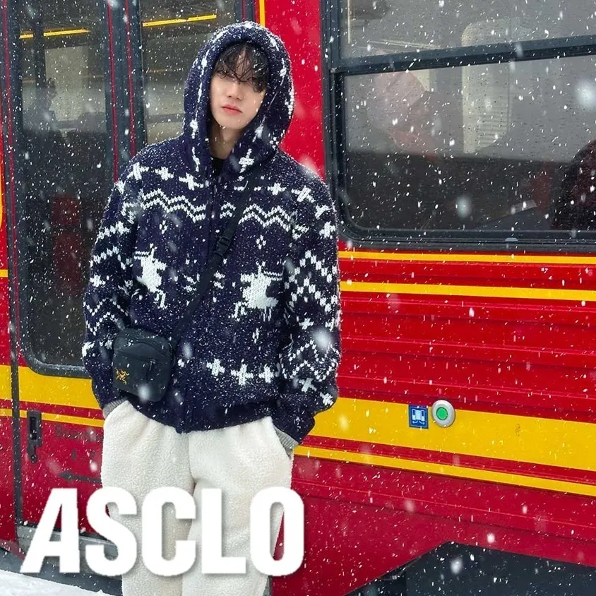 ASCLO  |Unisex Street Style Long Sleeves Oversized Sweaters