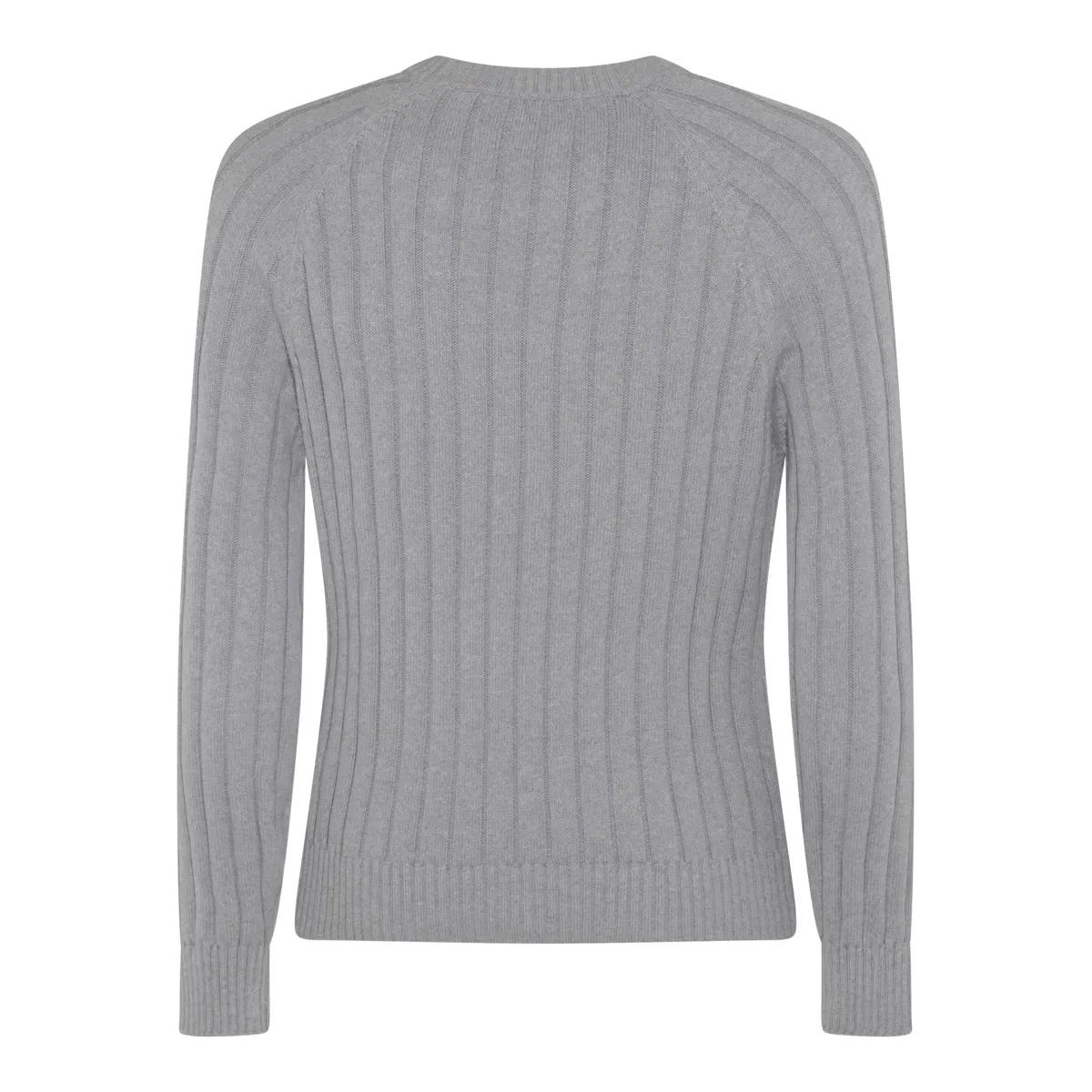 BRUNELLO CUCINELLI  |Crew Neck Stripes Wool Street Style Long Sleeves Logo