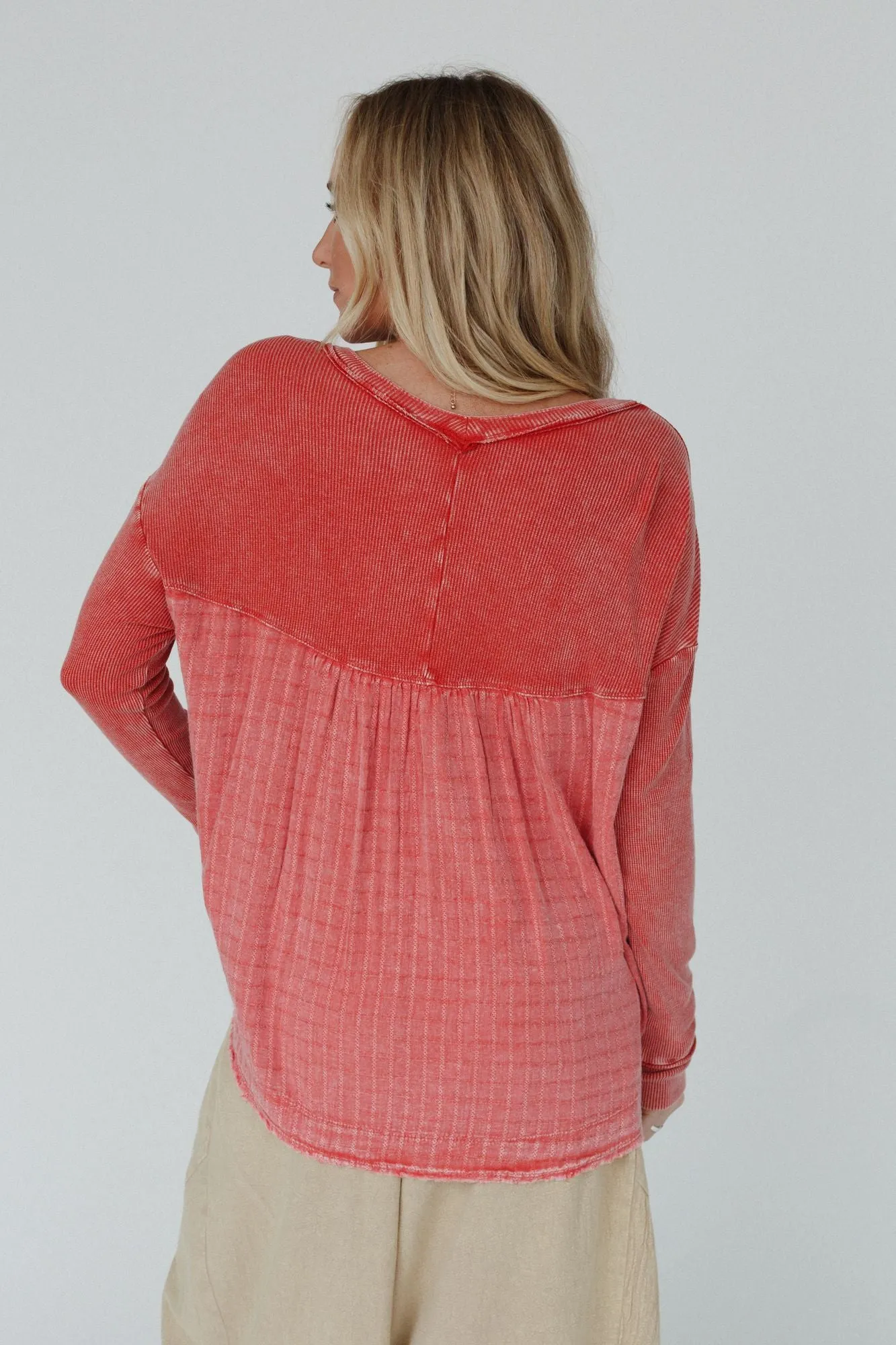 Call It A Day Thermal Top - Red