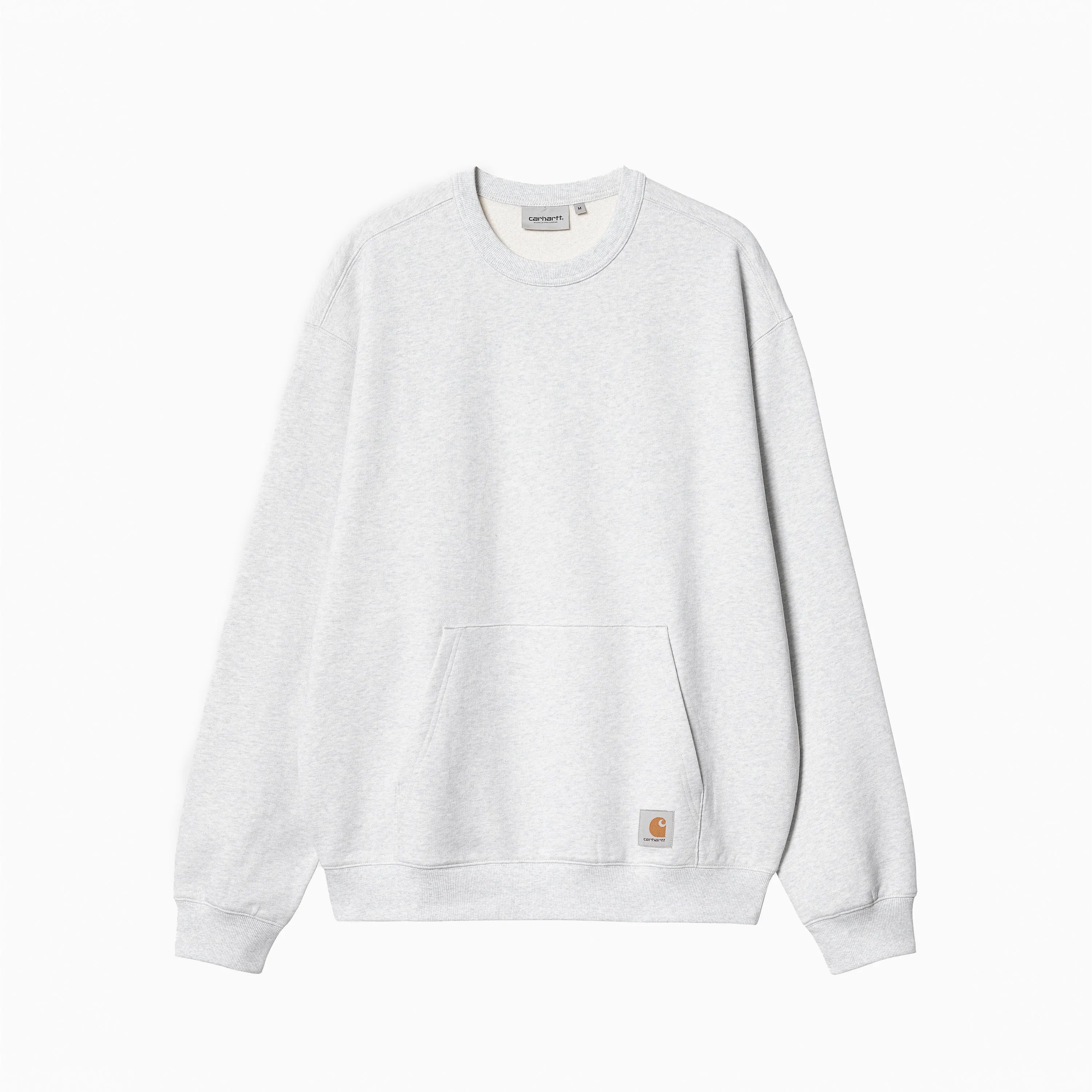 CARHARTT WIP BILLY SWEAT ASH HEATHER - I034038