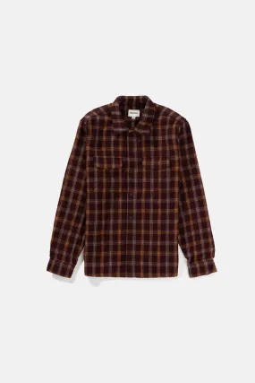 Check Ls Shirt Wine