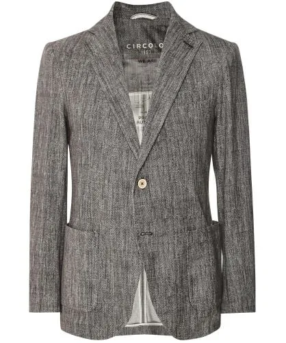 Circolo 1901 Slim Fit Herringbone Jacket | Jules B