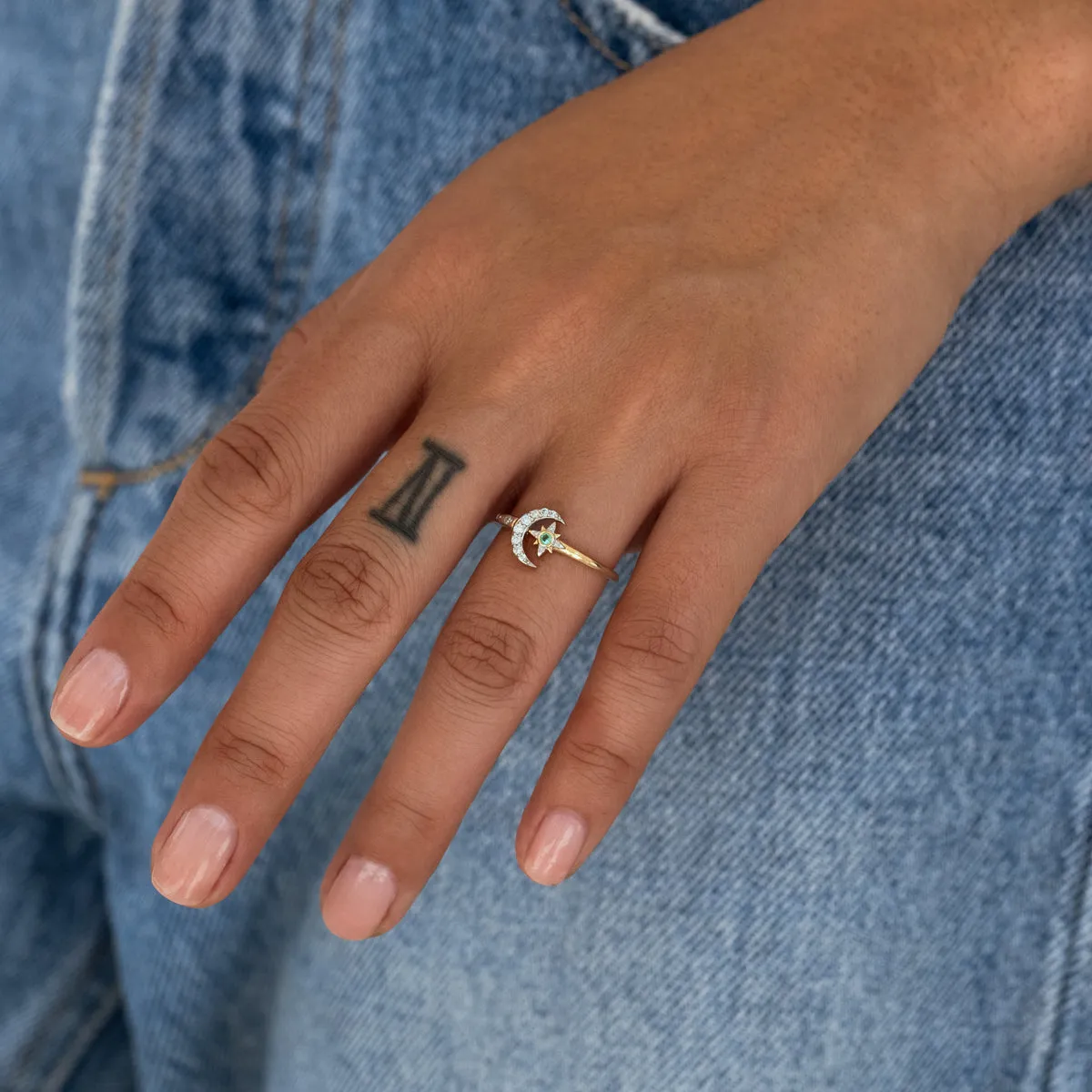 Cosmic Sapphire Flip Ring