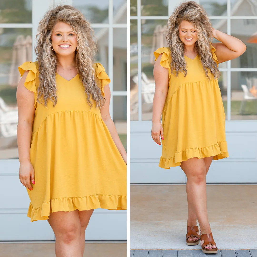 Cozy Cabana Dress, Honey