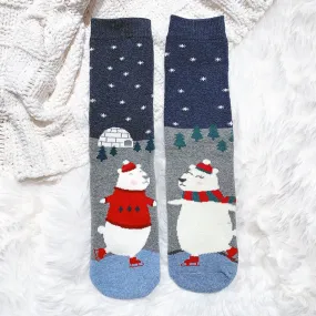 Cozy Cotton Socks - Polar Bear