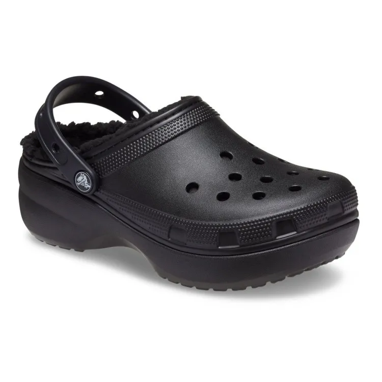 Crocs Classic Platform Lined Clog W Black