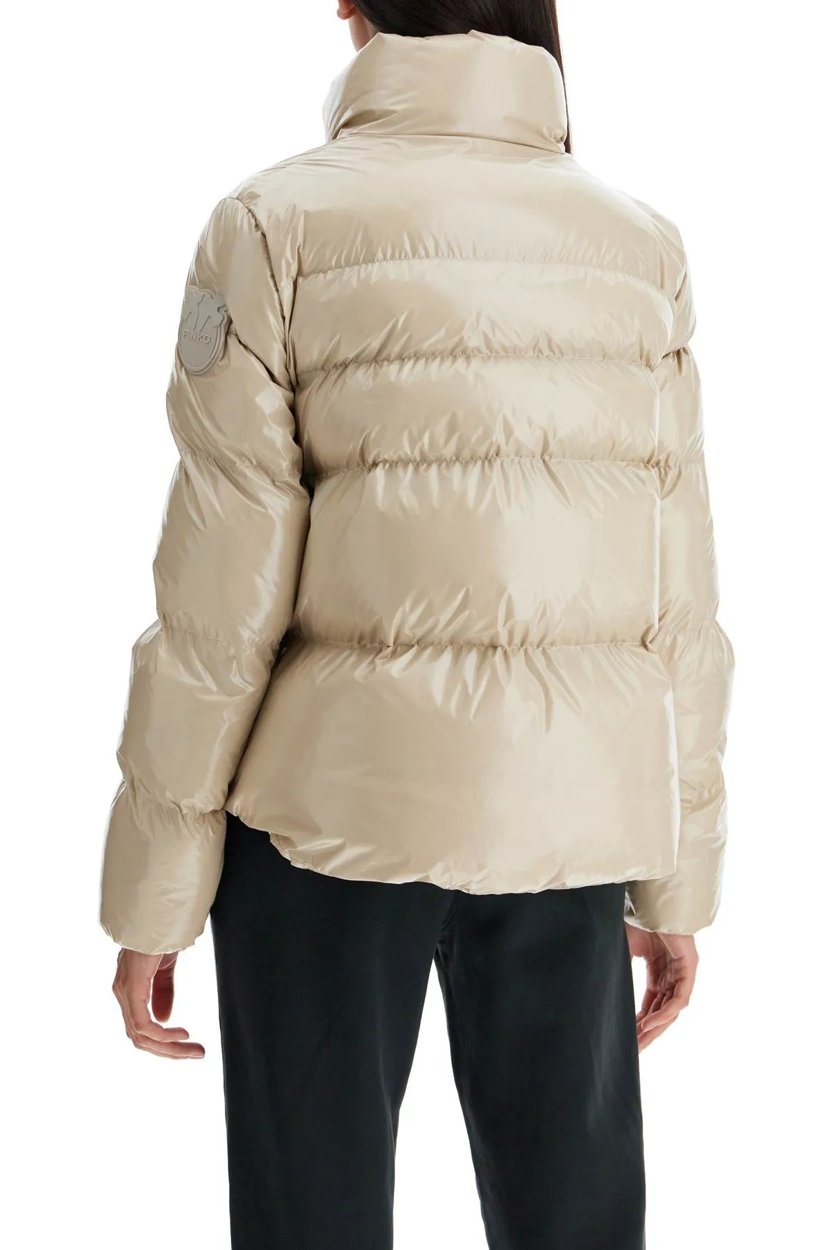 crystal nylon down jacket