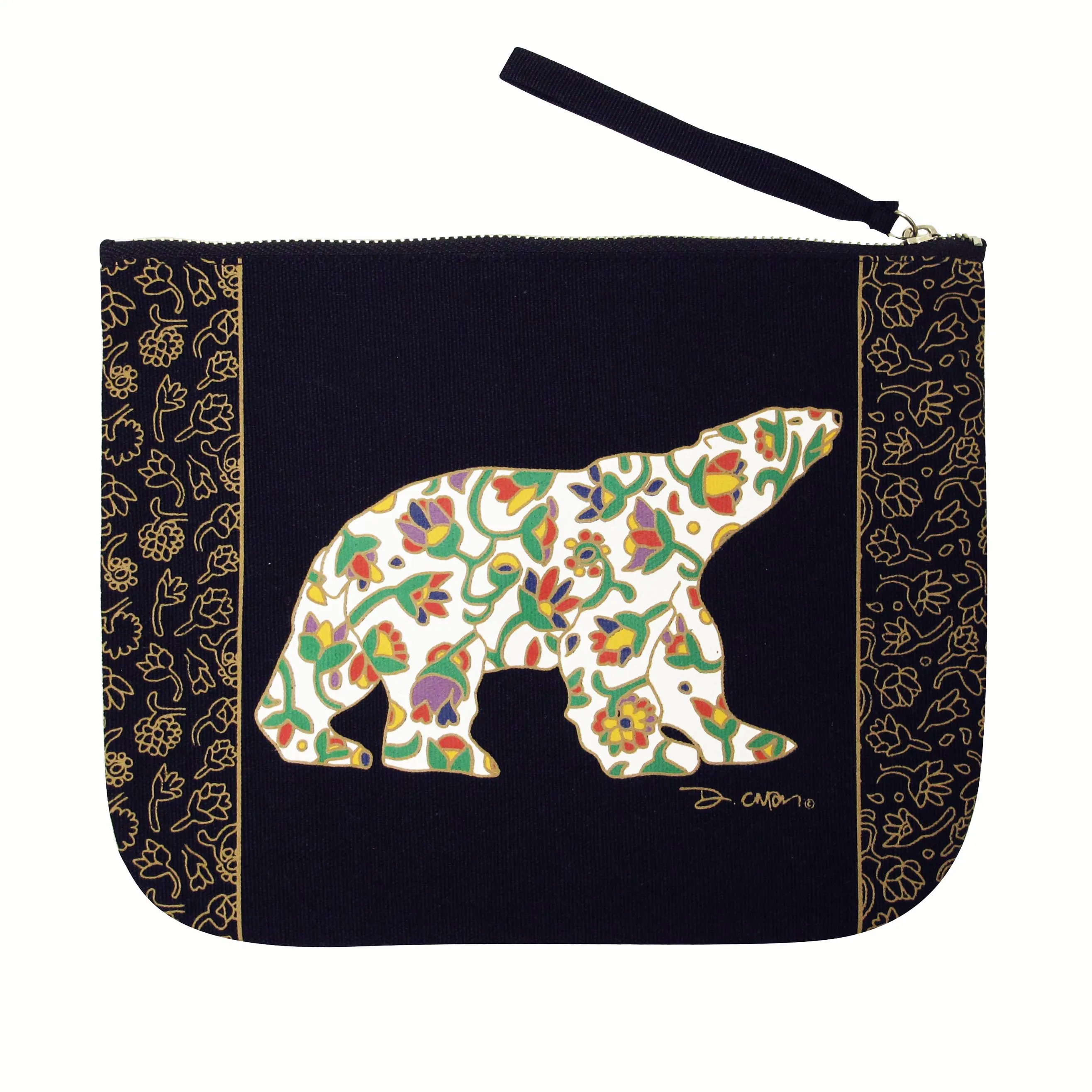 Dawn Oman Spring Bear Eco Zip Pouch