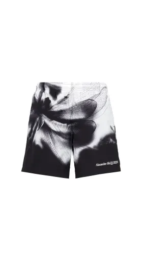 Dragonfly Shadow Swim Shorts - Black\White