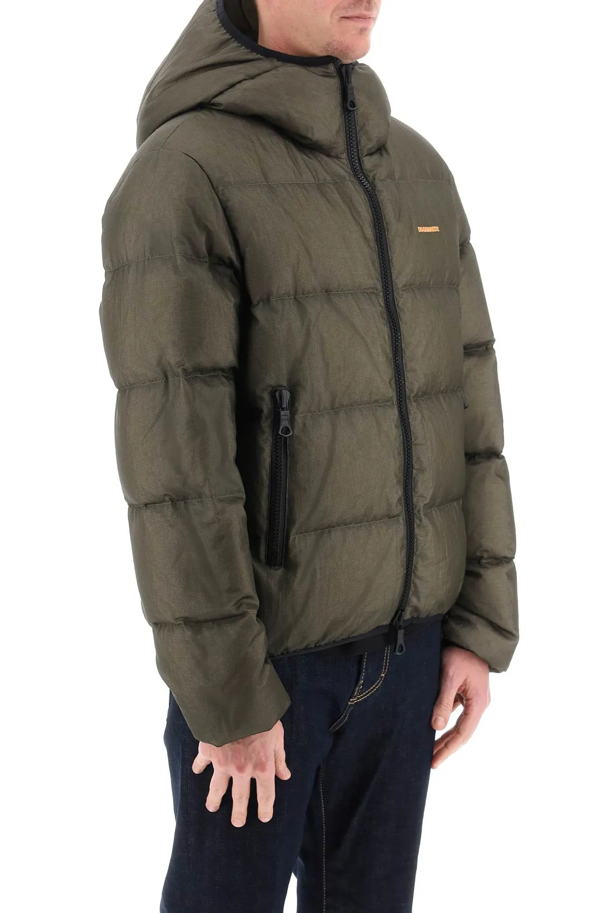 Dsquared2 ripstop puffer jacket S74AM1453 S60519 MILITARY GREEN