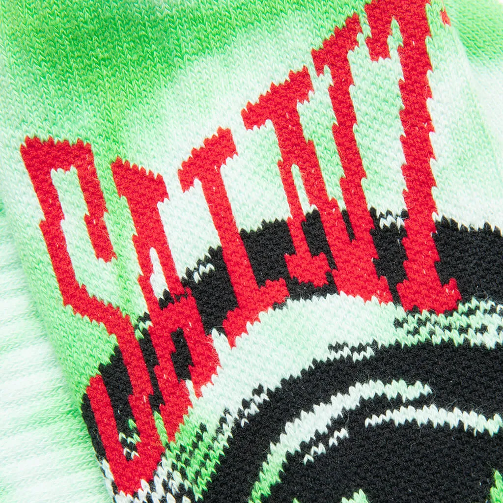 Eyes Socks - Tie Dye Green