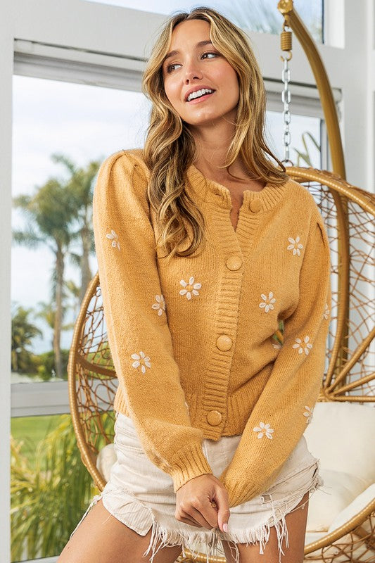 Flower Power Cardigan