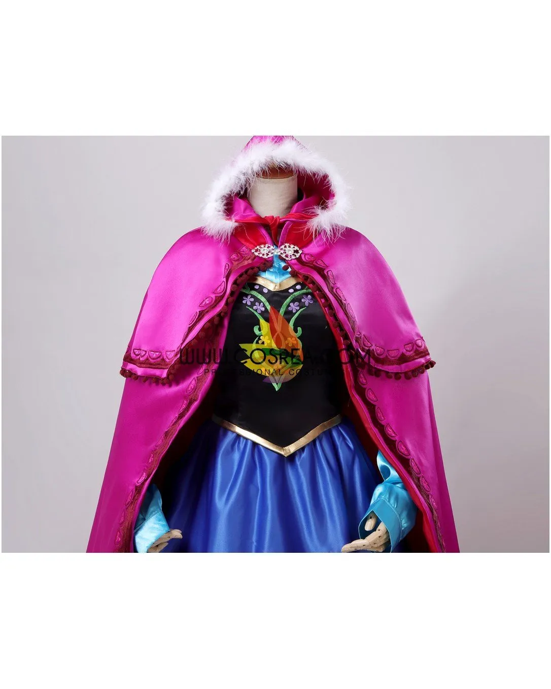 Frozen Anna Winter Outfit Cosplay Costume