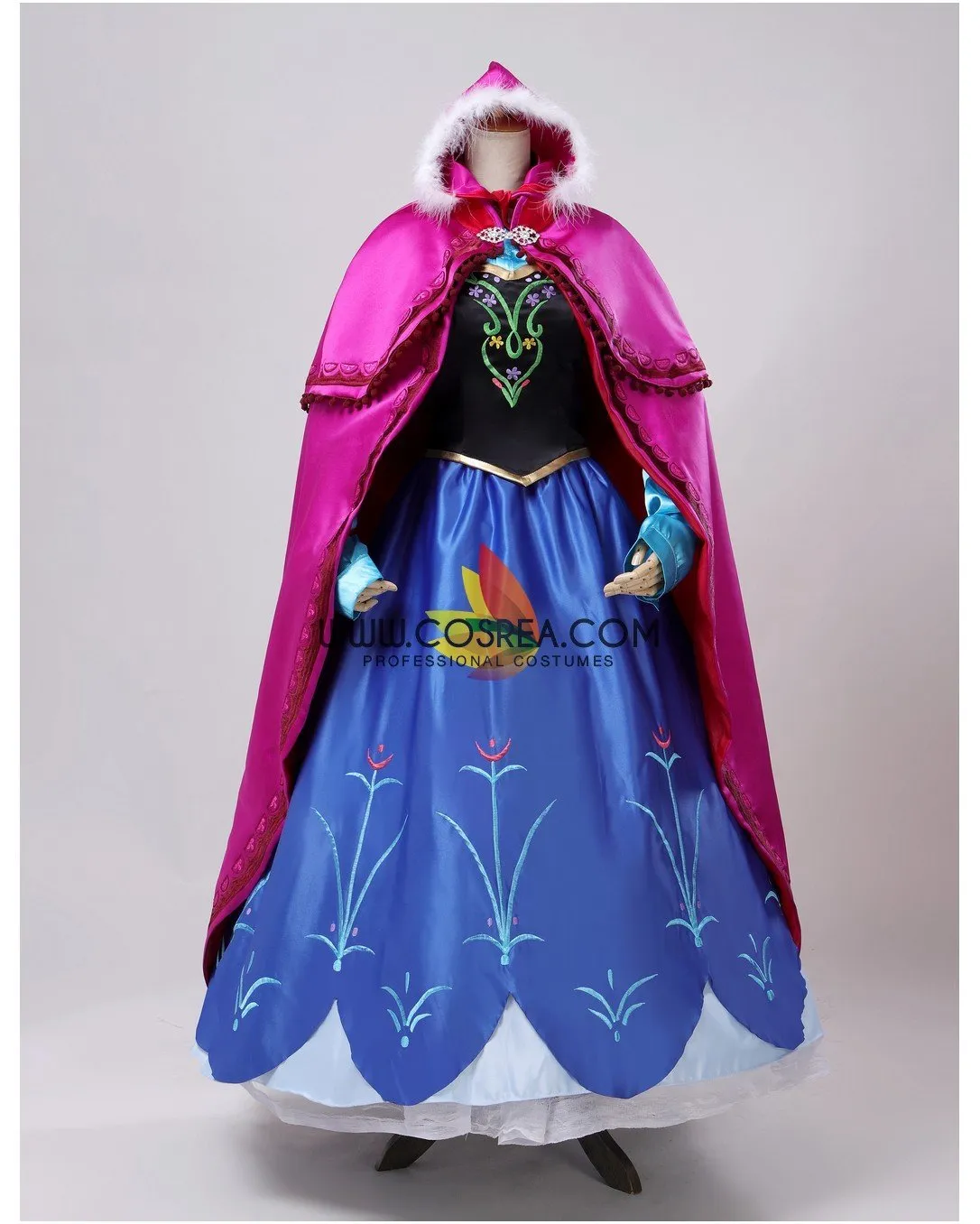 Frozen Anna Winter Outfit Cosplay Costume