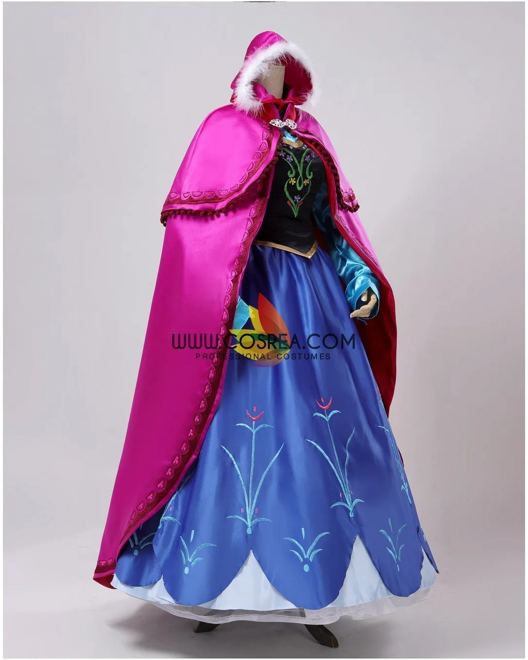 Frozen Anna Winter Outfit Cosplay Costume