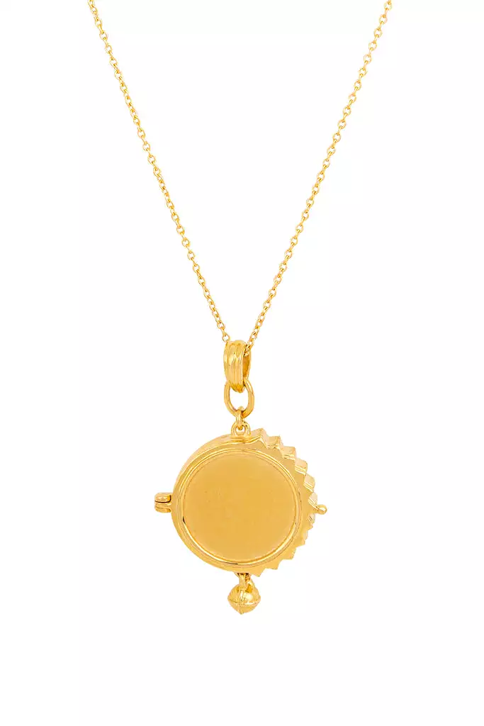 Ginza Sepia Locket Necklace