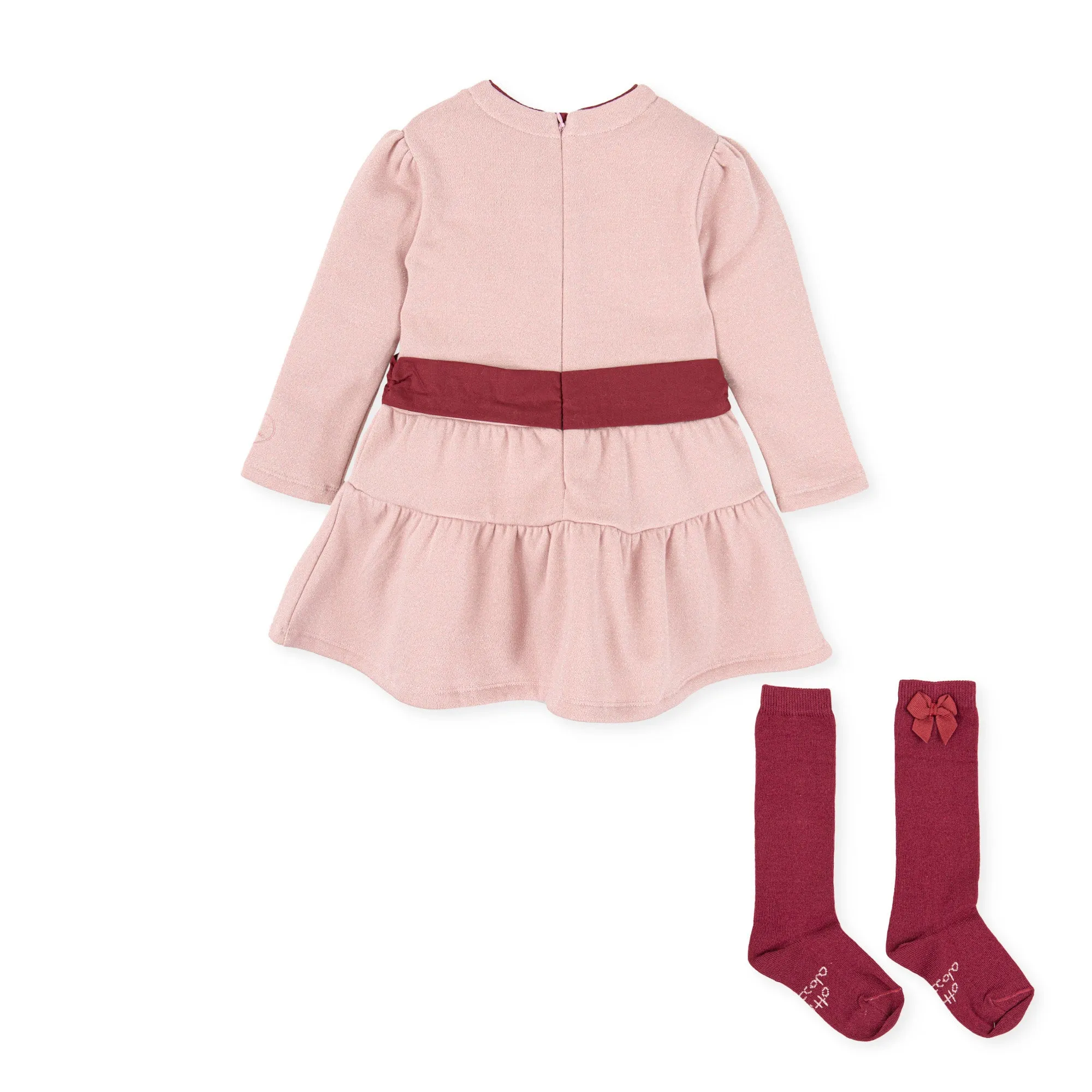 Girl Ikebana Dress & Socks-Petal