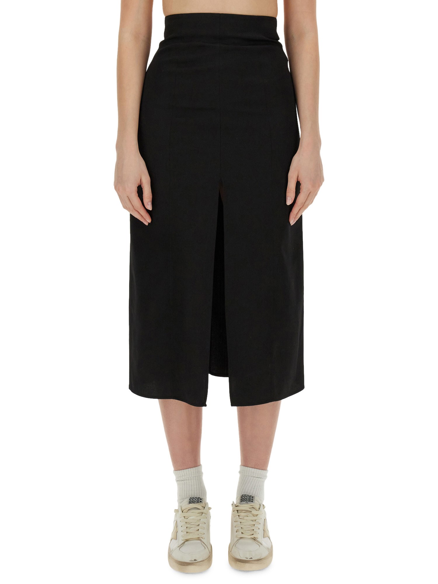 GOLDEN GOOSE    WOOL MIDI SKIRT