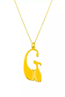 Heirloom 'G' Alpha Charm Necklace