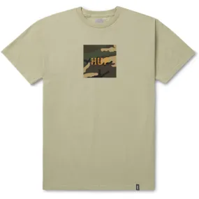 HUF AMBUSH CAMO BOX LOGO TEE // SAND