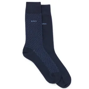 Hugo Boss 2 Pack Navy Socks