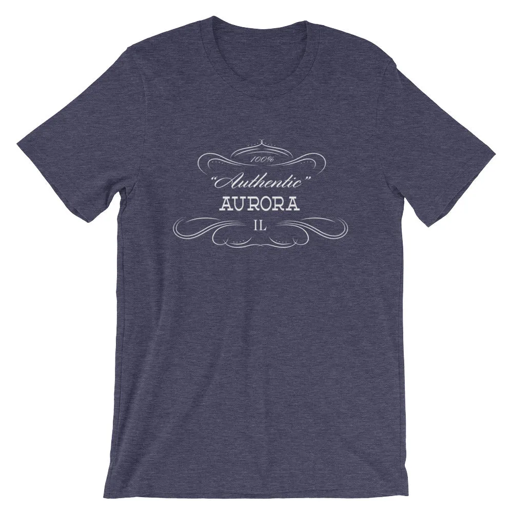 Illinois - Aurora IL - Short-Sleeve Unisex T-Shirt - Authentic