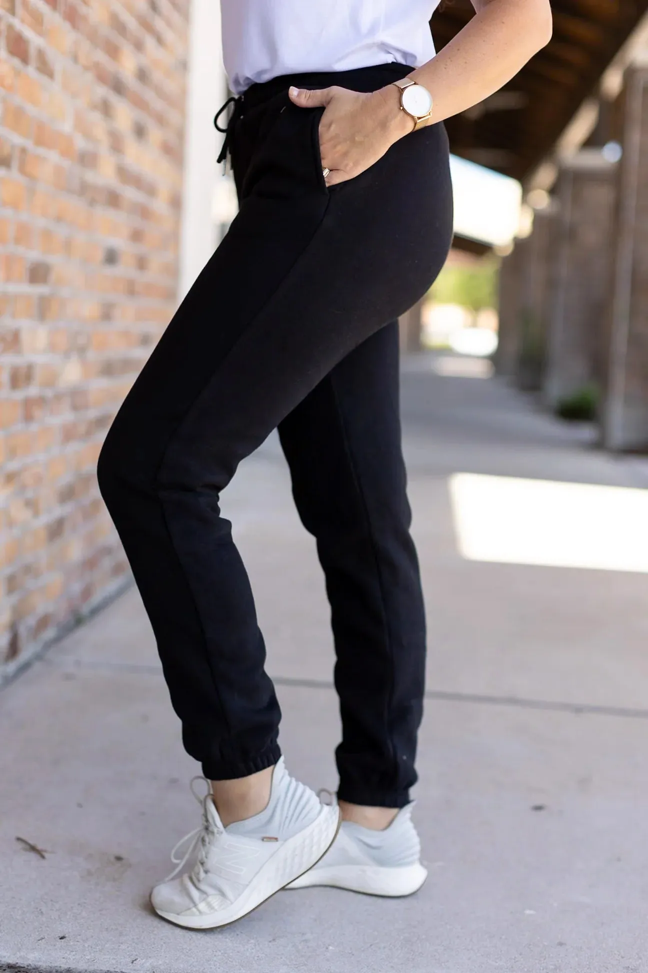 IN STOCK Cozy Joggers - Black