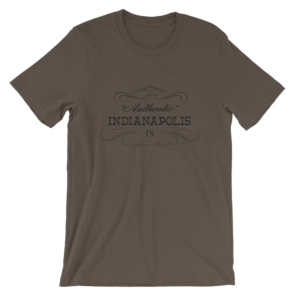 Indiana - Indianapolis IN - Short-Sleeve Unisex T-Shirt - Authentic