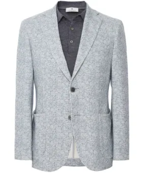 J. Blades Grey Textured Cotton Jacket | Jules B