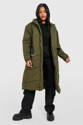 Jackets & Coats | Belted Quilted Puffer Jacket | boohoo