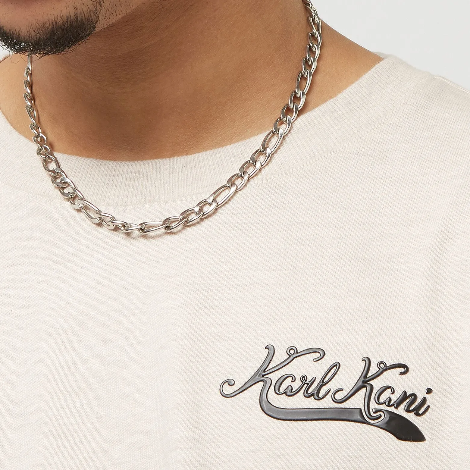 Karl Kani Woven Signature Heavy Jersey Boxy Diner Tee Oversize