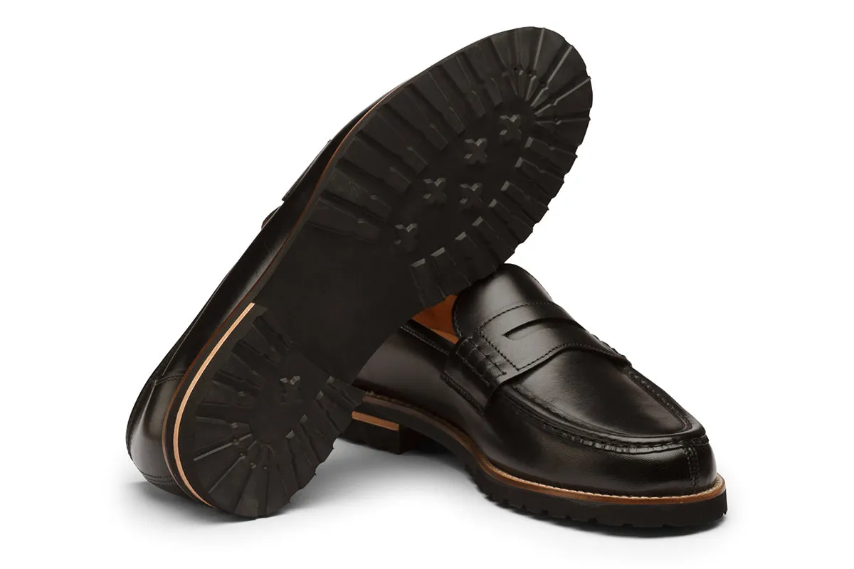 Lopez Leather Penny Loafers -B