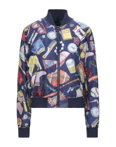 Love Moschino Women Jacket Dark blue 10 UK